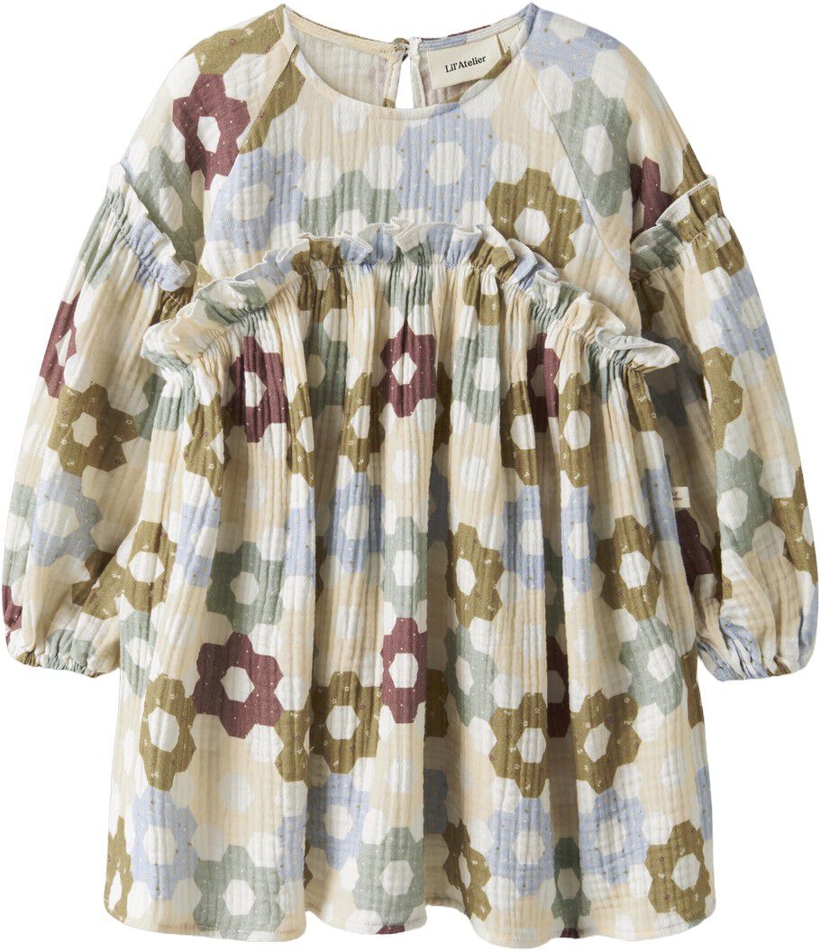 NMFTALIA LS LOOSE DRESS LIL