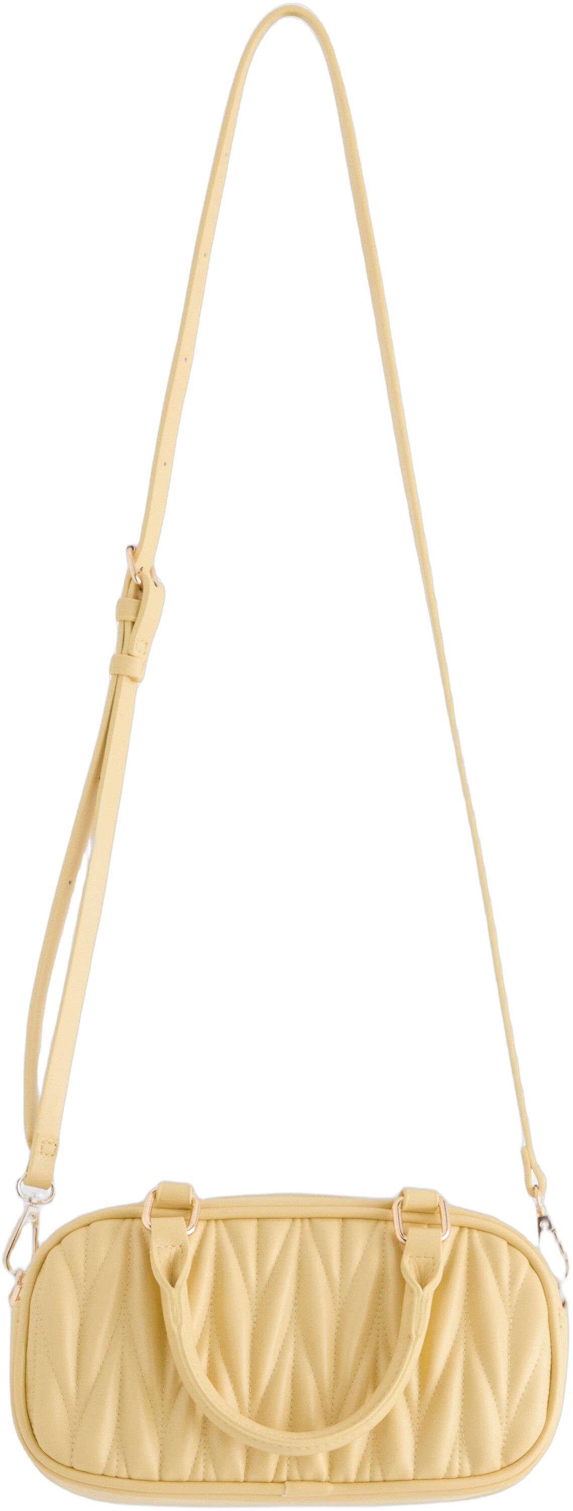 Small shoulder bag in imitation lea