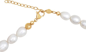 Men's Smiley Face Pearl Choker with Assorted Beads
