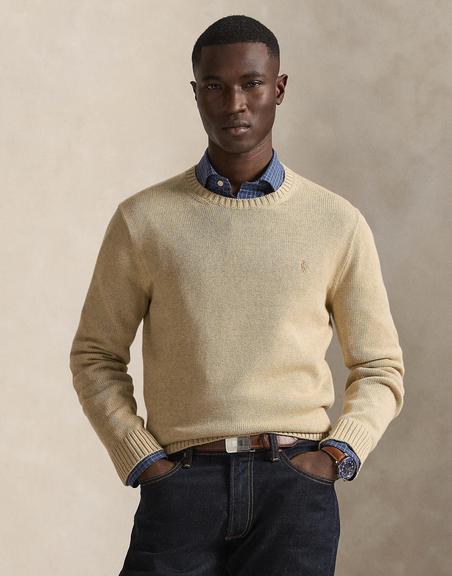 Cotton Crewneck Sweater