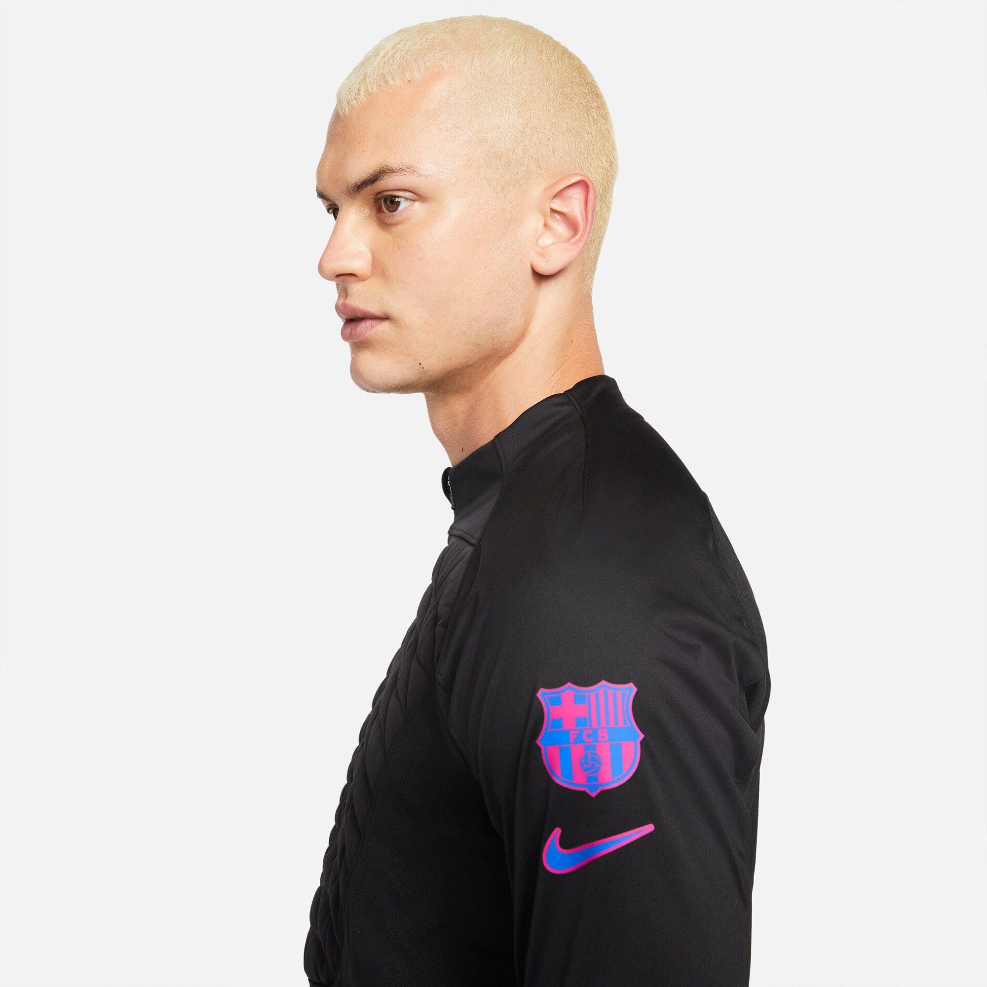 FC Barcelona Strike Winter Warrior Therma-FIT Drill tr&aelig;ningstr&oslash;je