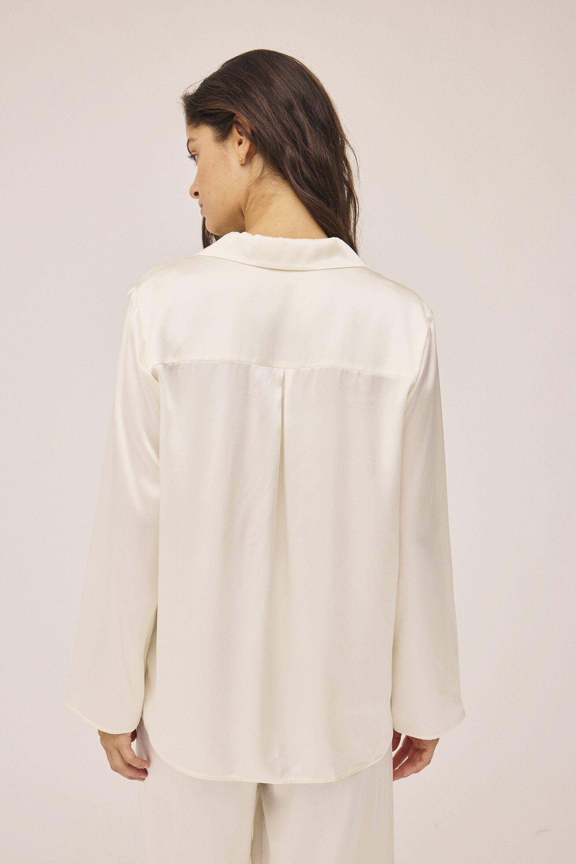 Moon 1 G - Pyjamas Shirt, 100% Silk