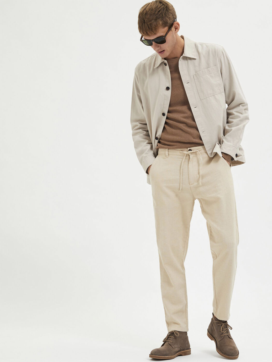 SLHSLIMTAPE-BRODY 172 LINEN PANTS N