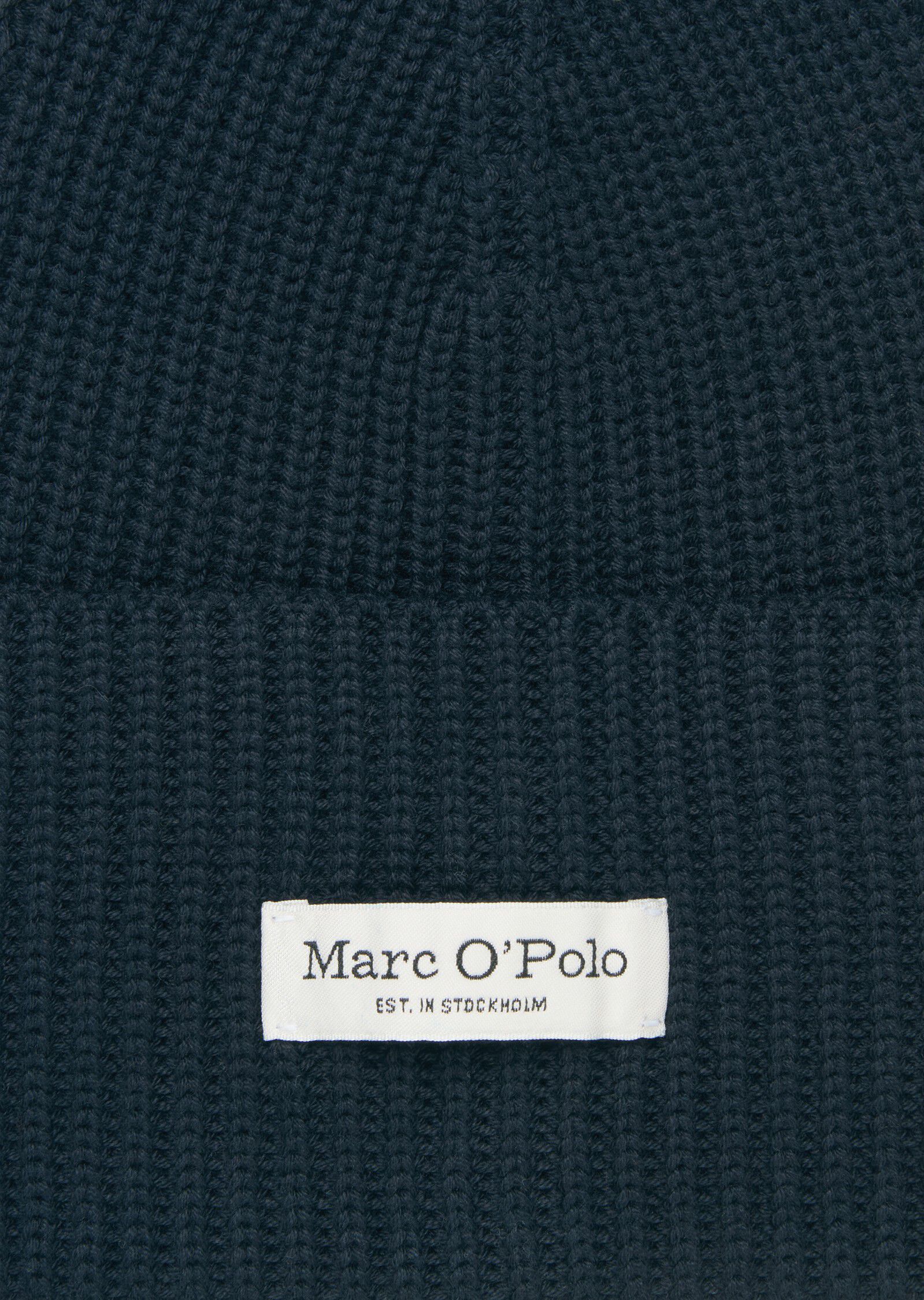 Beanie, knitted, with fold-up