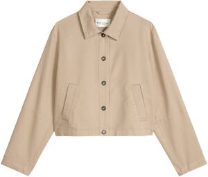 Indoor jacket, A-line, shirt collar