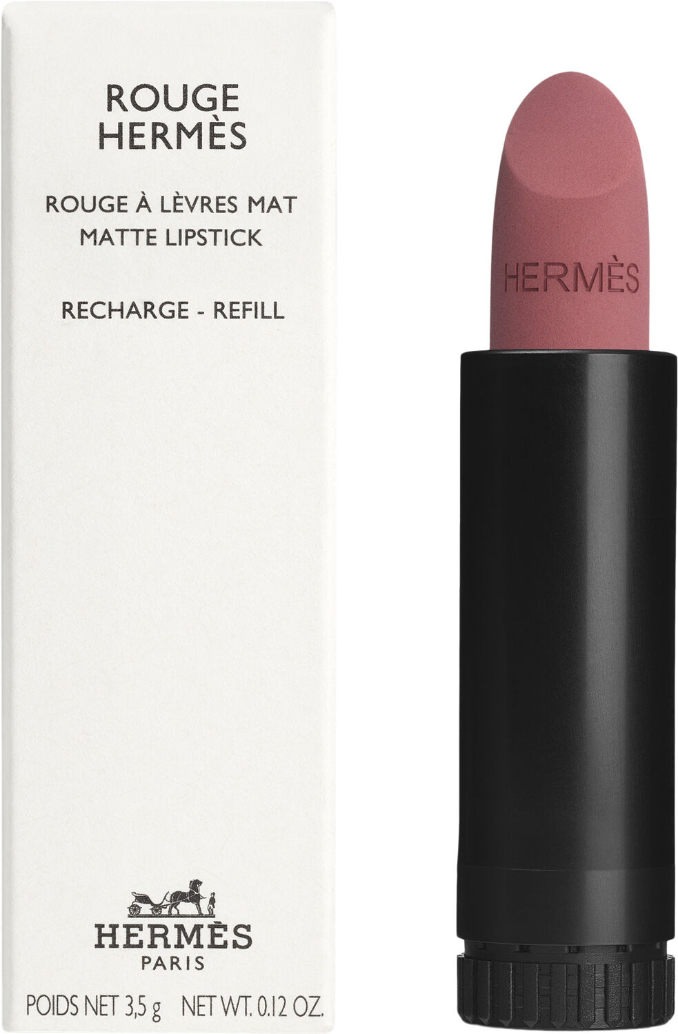 Rouge Herm&egrave;s, matte lipstick refill, Rose Bois&eacute;