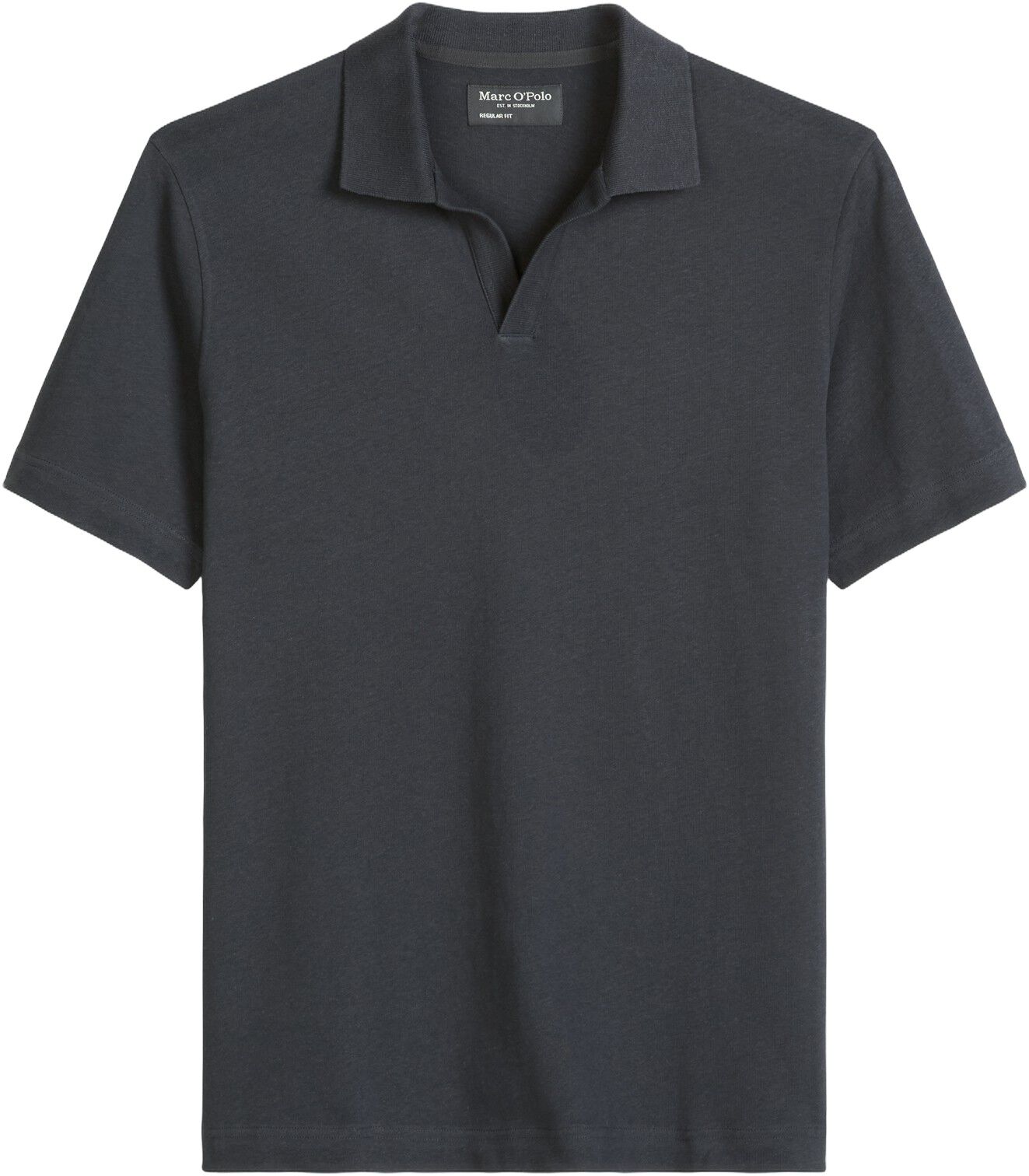 Poloshirt, short sleeve, ribbed cam