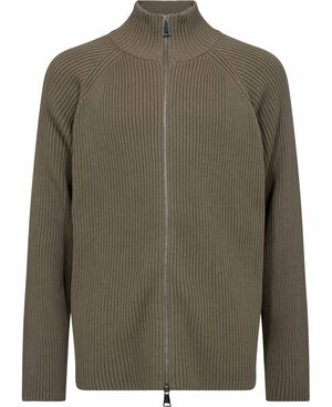 Full Zip Knit Sweater