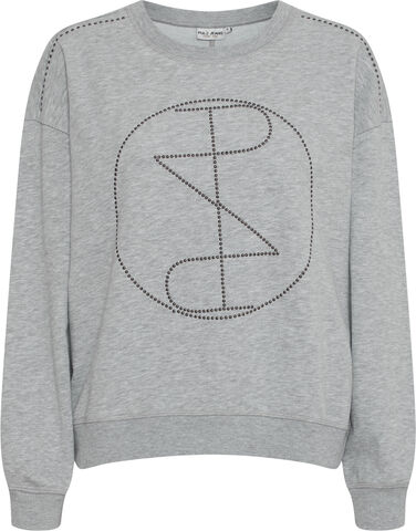 PZMALLIE LS Sweatshirt w/ logo in r