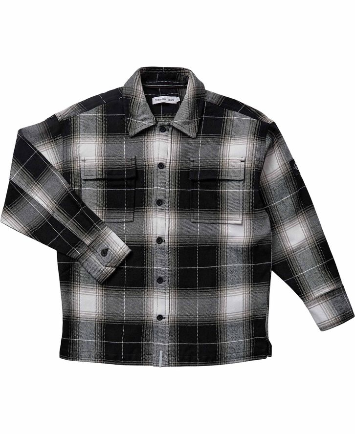 CHECKED FLANNEL OVERSHIRT