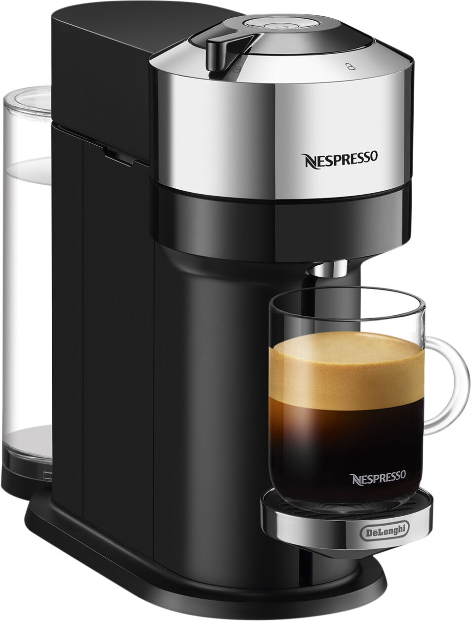 Nespresso® Vertuo Next Deluxe coffee machine by Delonghi®, Pure Chrome