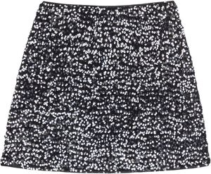 Skjørt i myk fløyel med paljetter o