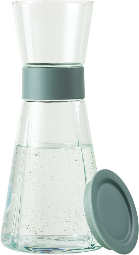 GC Recycled Vandkaraffel 90 cl klar gr&oslash;n