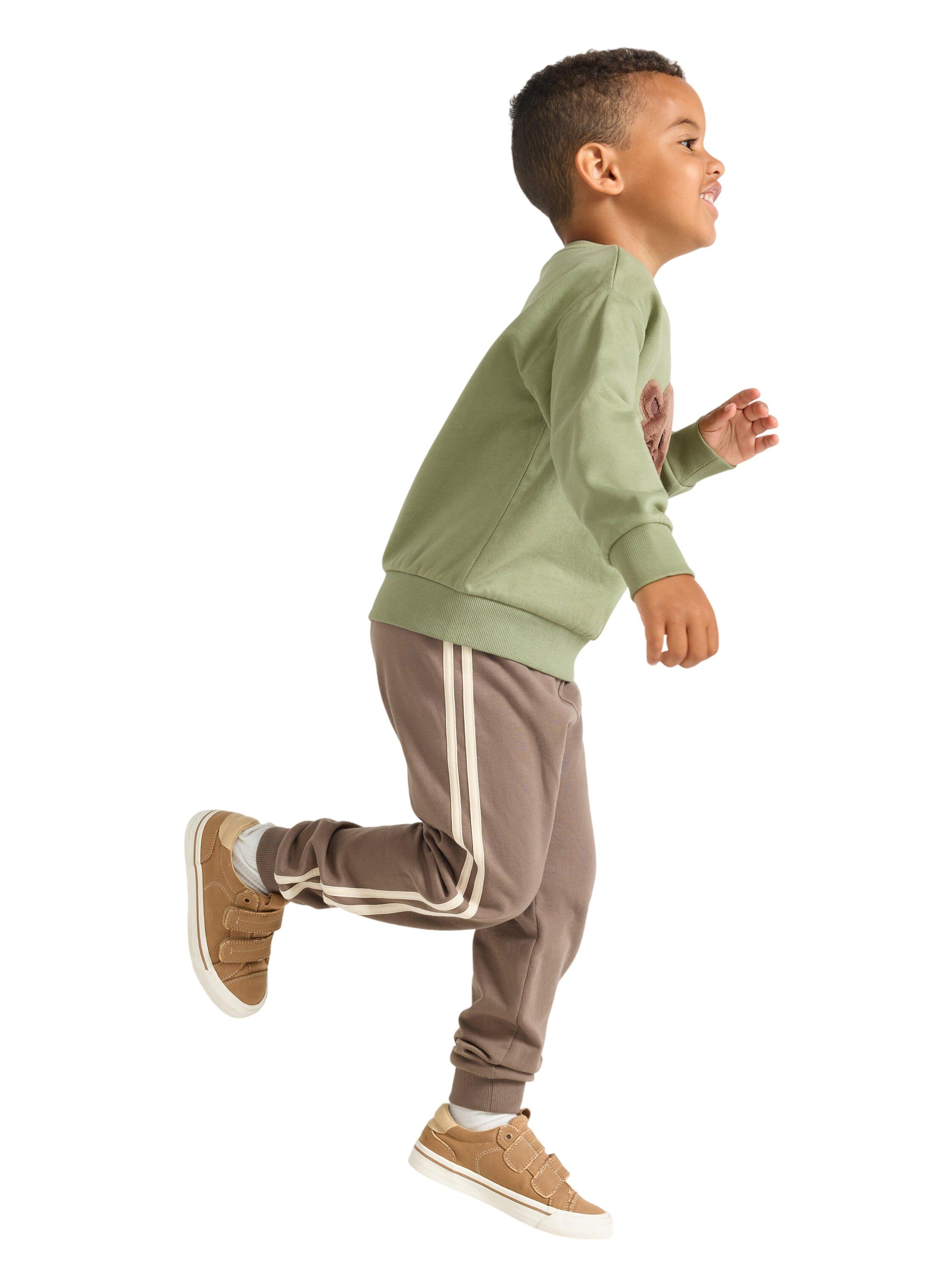 Bekv&auml;ma mjukisbyxor i bomullstrik�