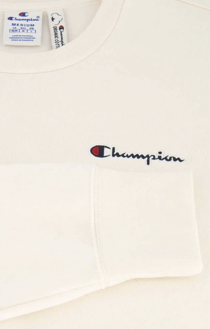 Organic Cotton Blend Small Script Logo sweatshirt