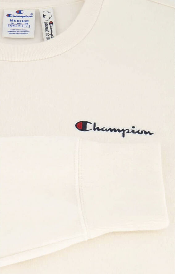 Organic Cotton Blend Small Script Logo sweatshirt