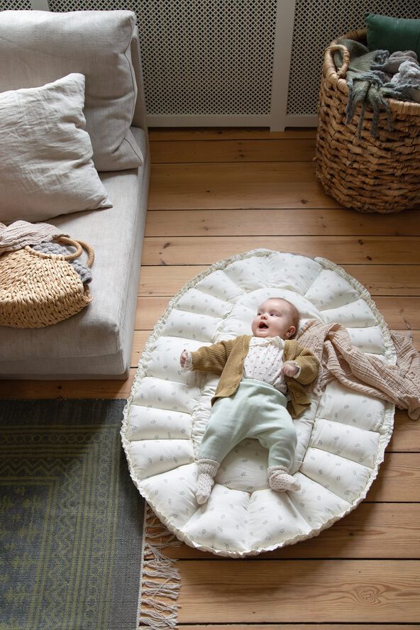 Sebra 3-i-1 Babynest, Sophora Leaves