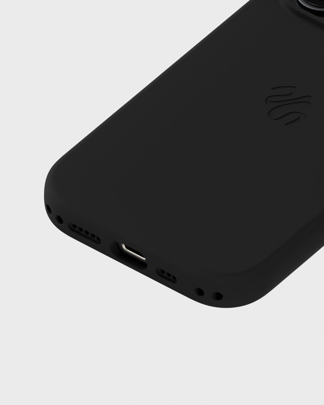 Silicone Case MagSafe Compatible iPhone 16 Pro Black