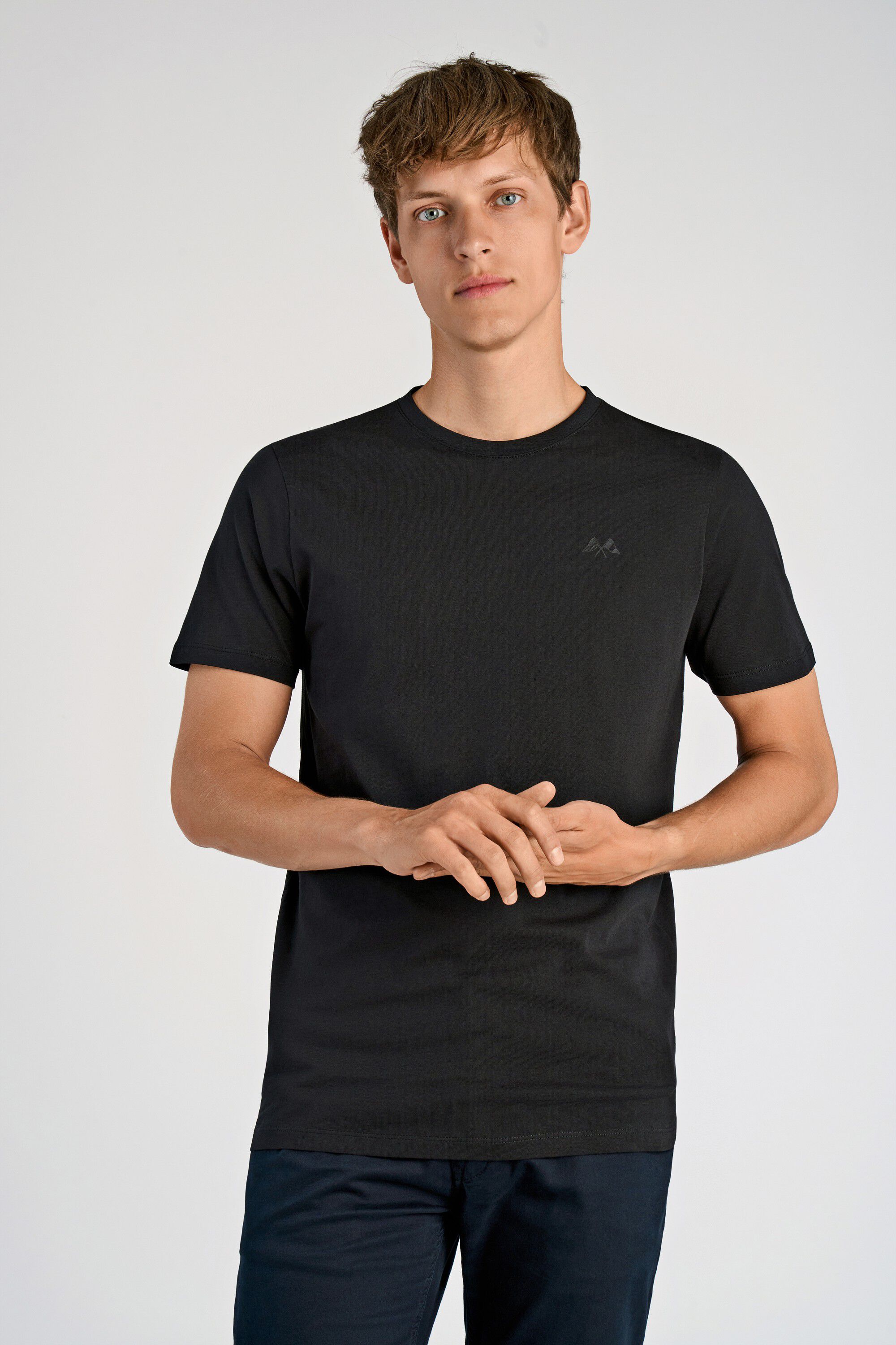 3-pack tee with flag print S/S