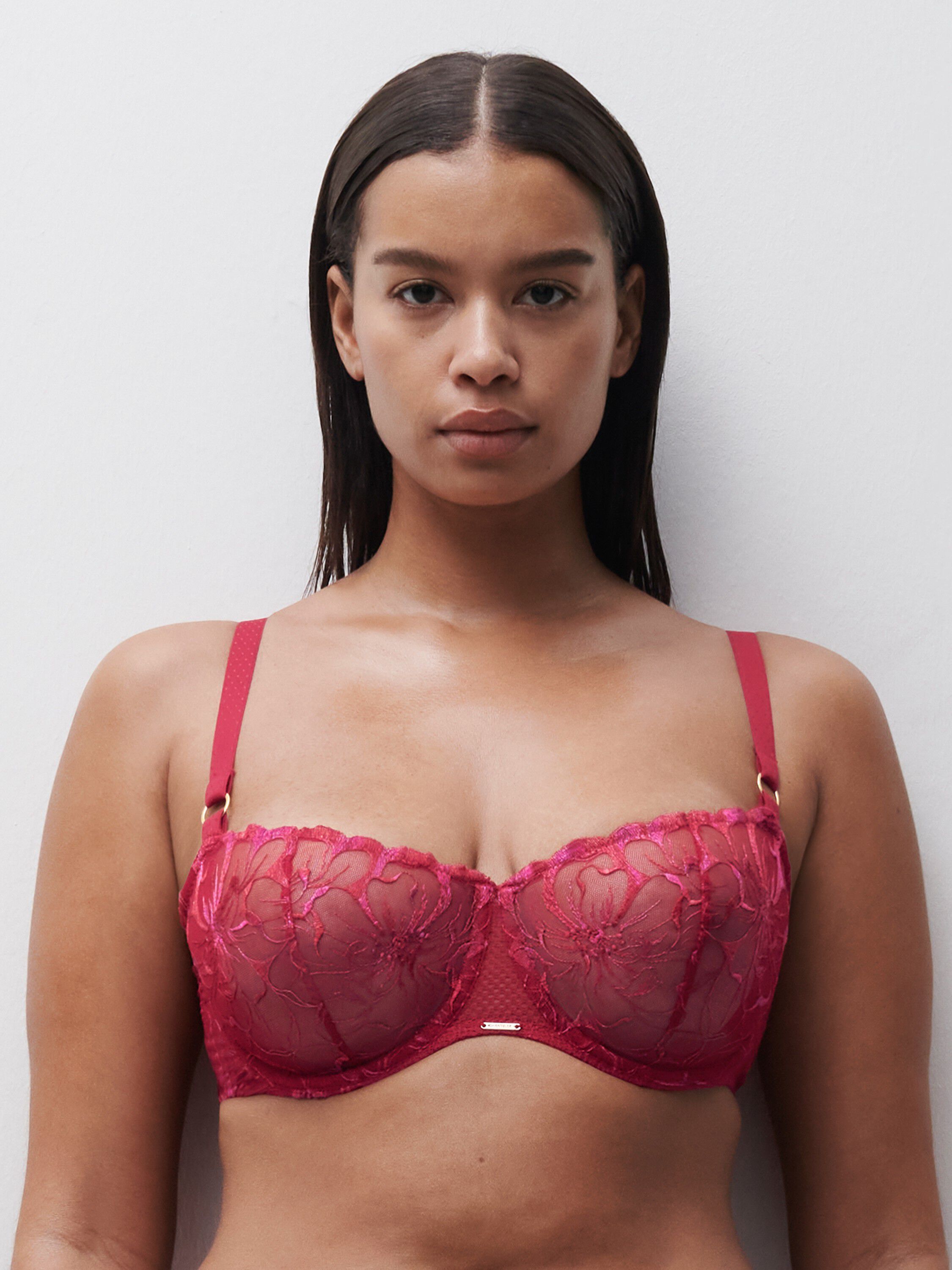 Fleurs Half-Cup Balcony Bra