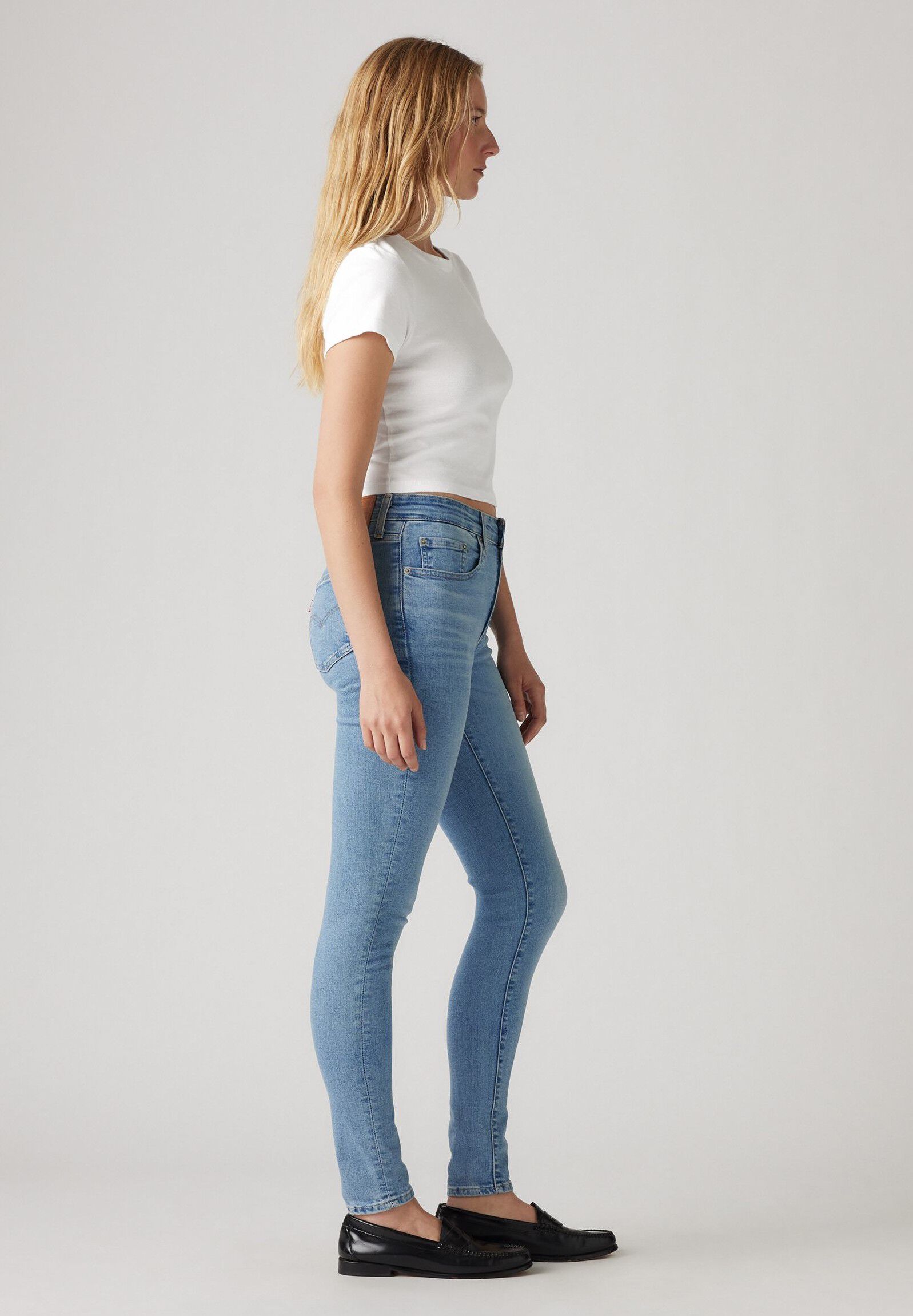 721 HIGH RISE SKINNY BLUE WAVE