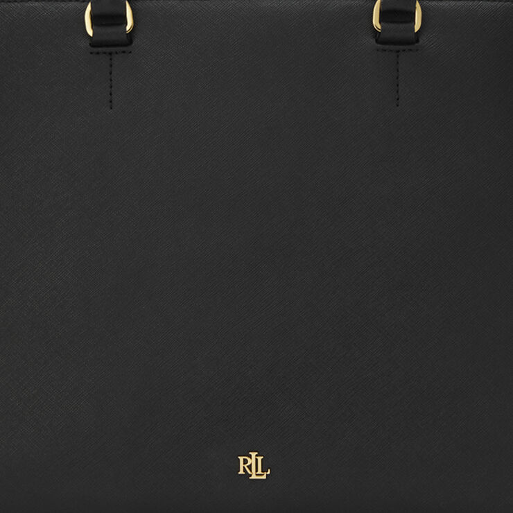 Crosshatch Leather Large Hanna Satchel