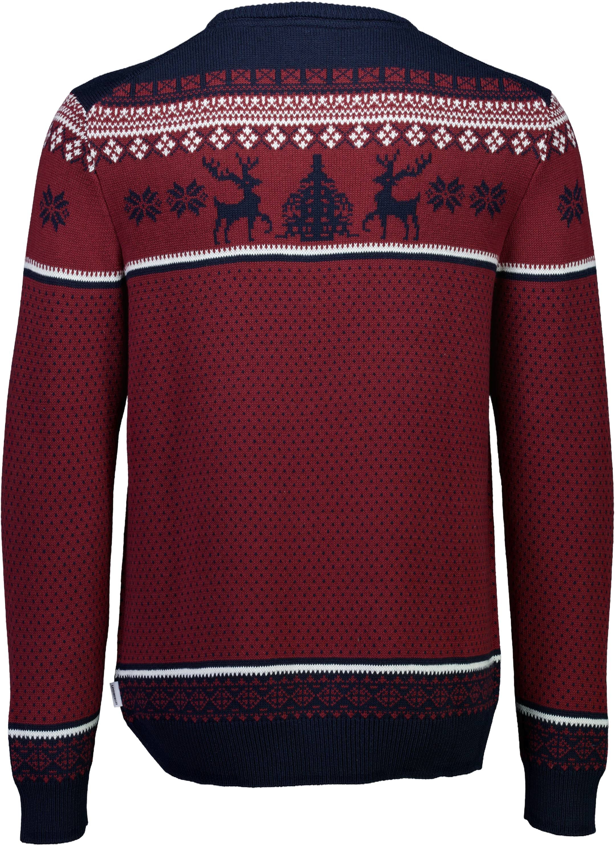 Jacquard holiday knit