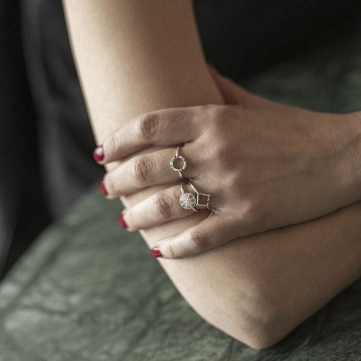 Energy ring Sterling Silver