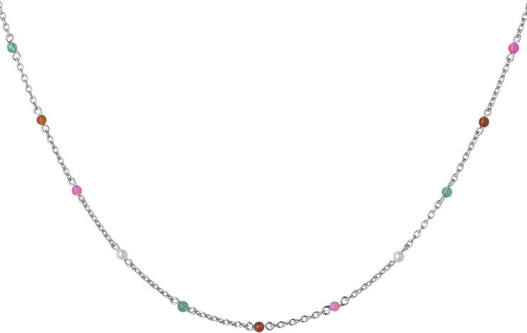 Scarlett necklace colors - silver