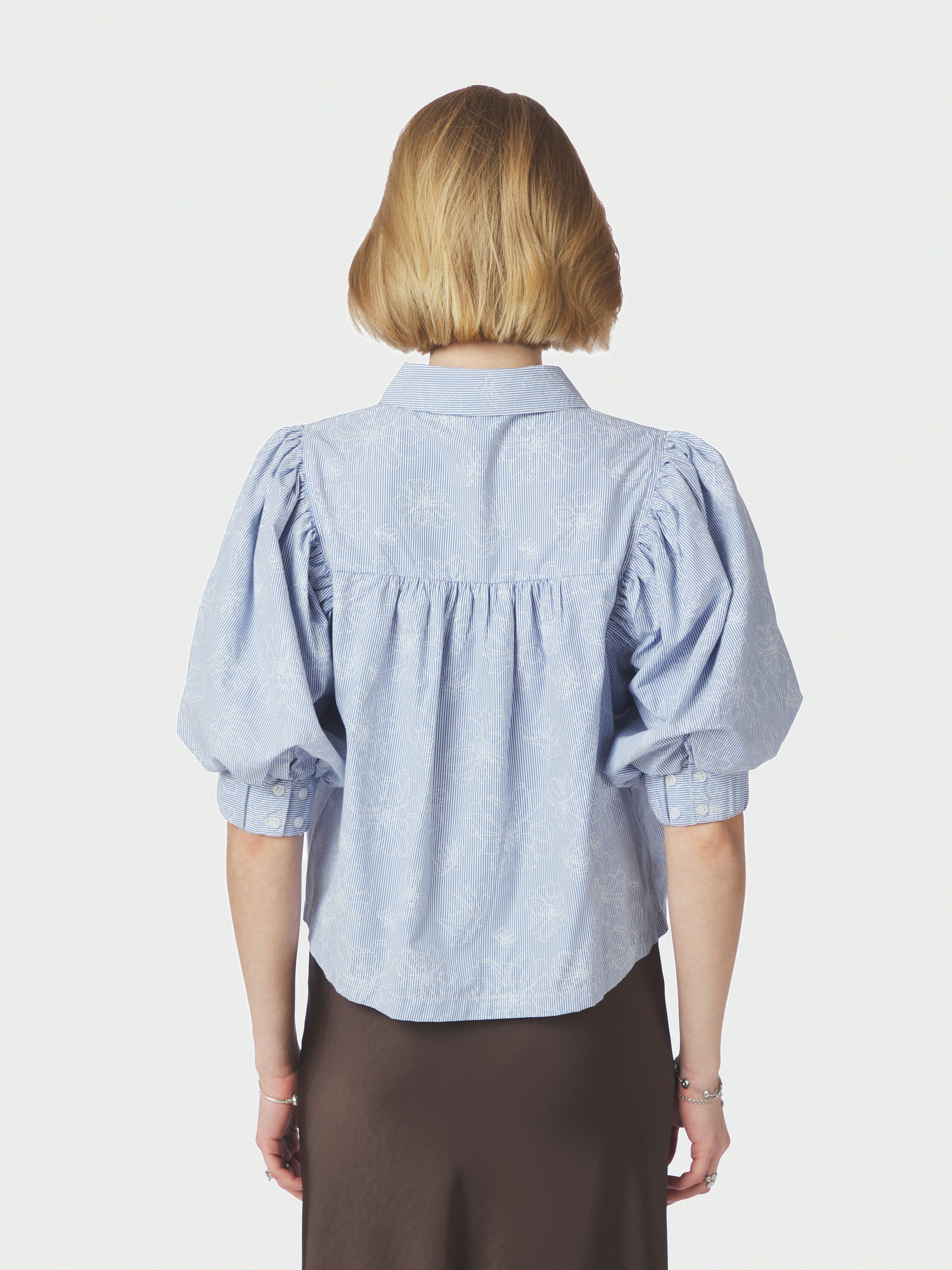 Etta Flower Stripe Shirt