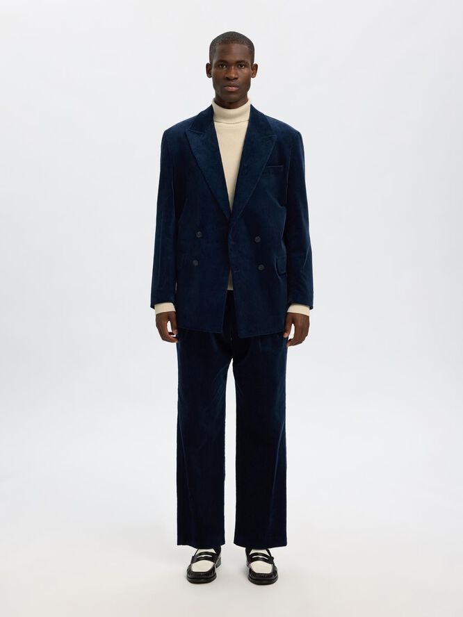 SLHDANE LS KNIT STRUCTURE ROLL NECK