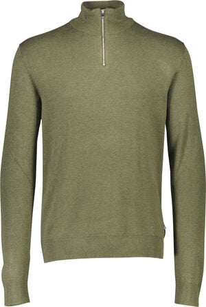 Ecovero half zip L/S knit