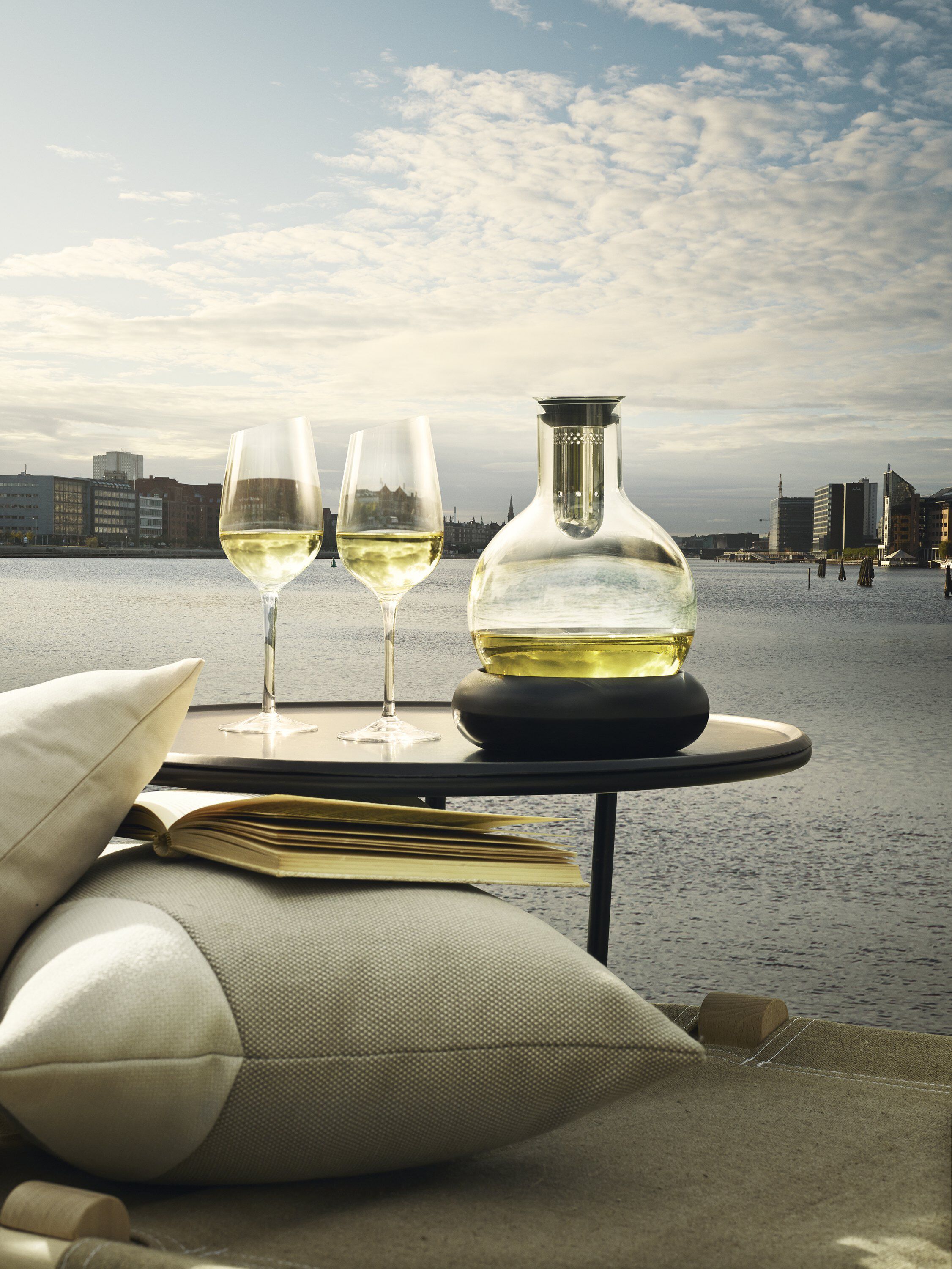 Dekanteringskaraffel m. k&oslash;l