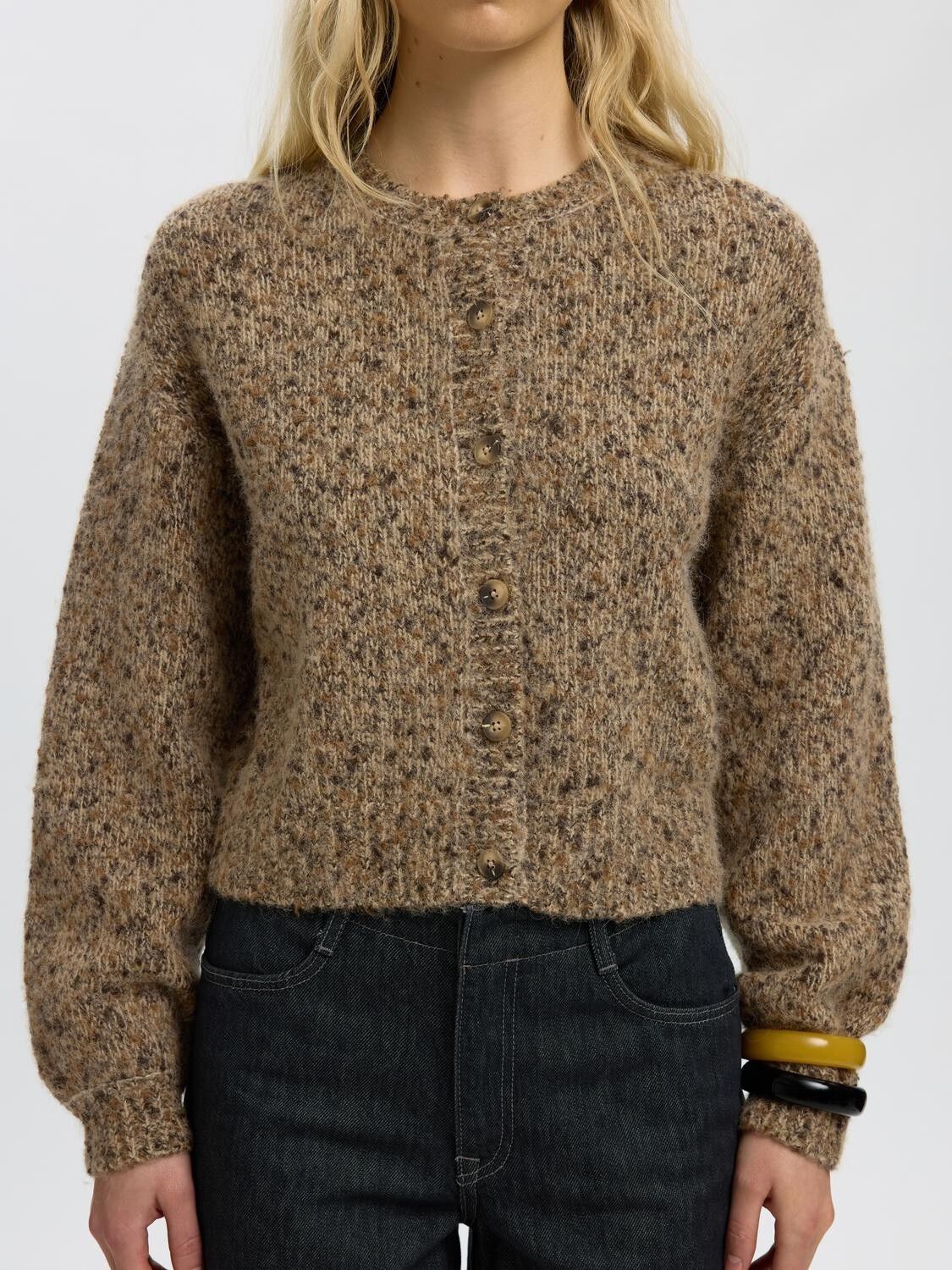 Slwkat Ls Knit Short Cardigan