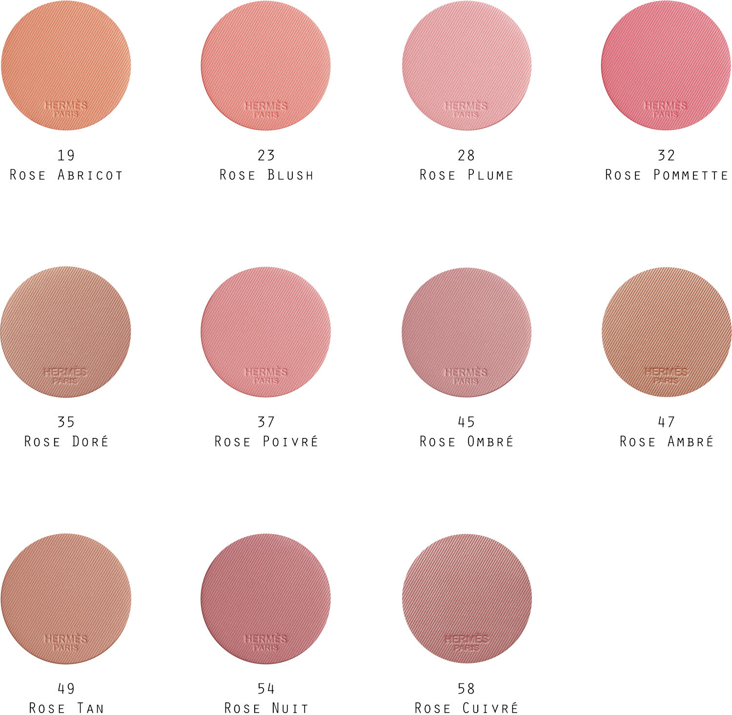 Rose Herm&egrave;s Silky Blush Powder Refill