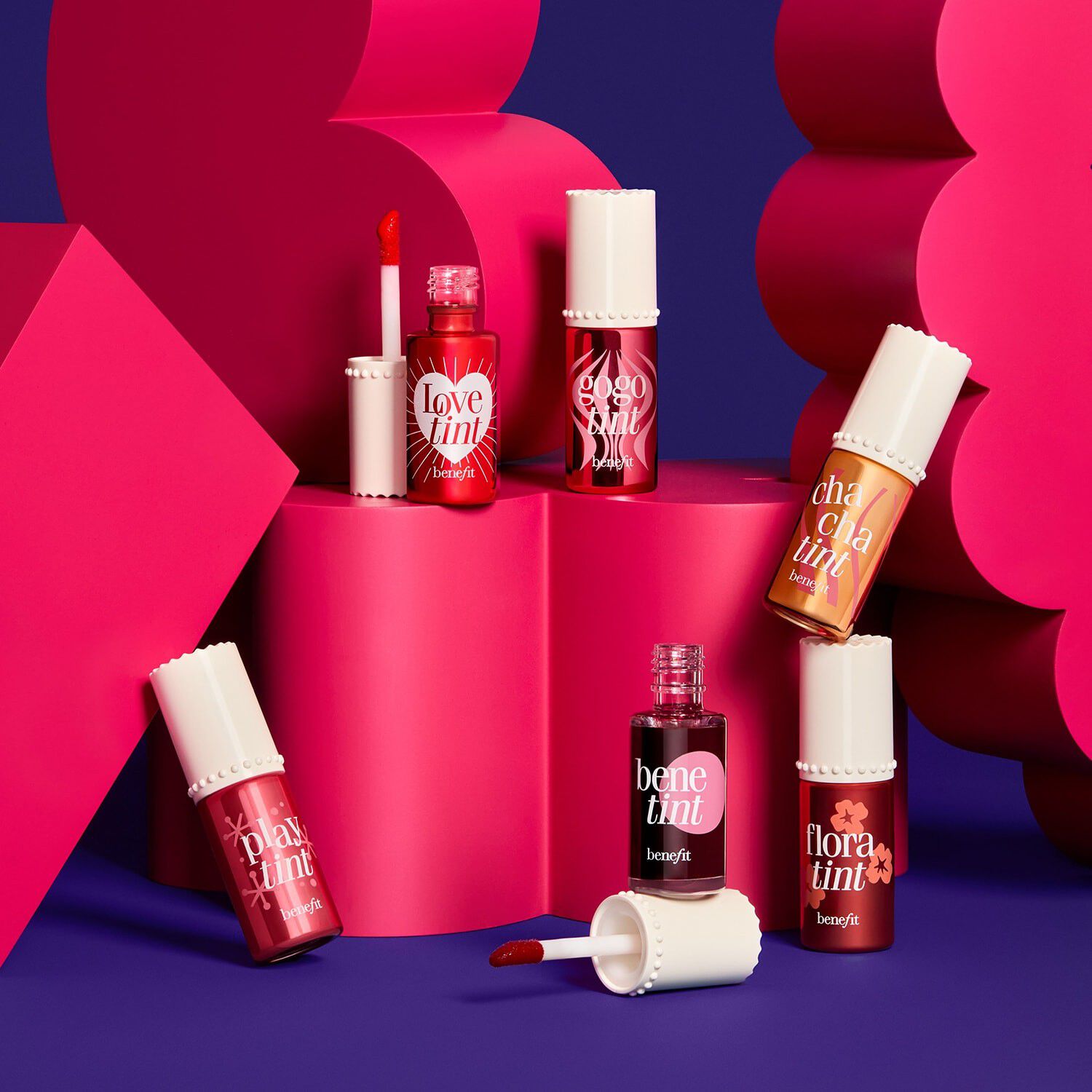 Playtint tint til kinder & l&aelig;ber - flydende tint i rosa