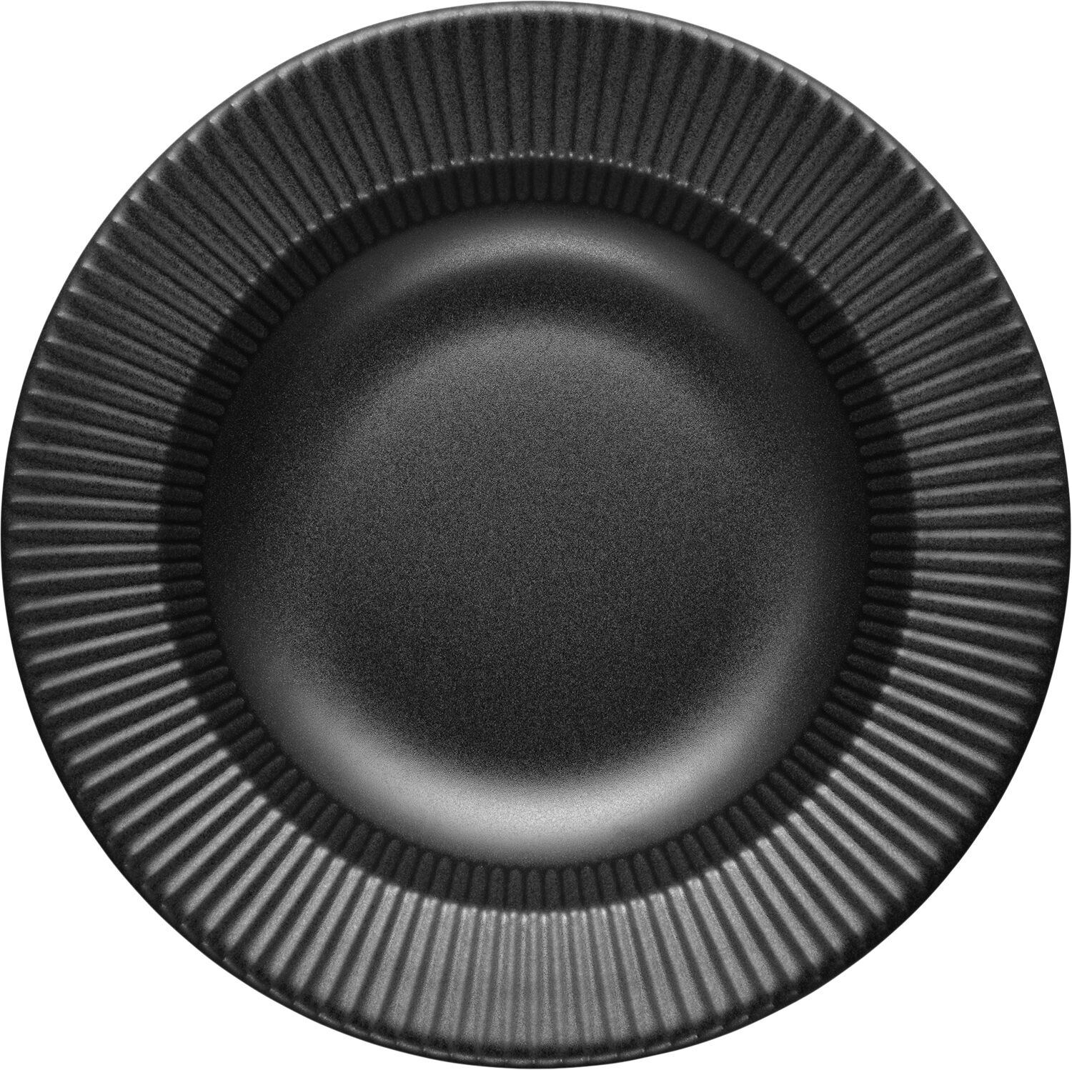 Legio Nova Dyb tallerken 25 cm Black - 4 stk