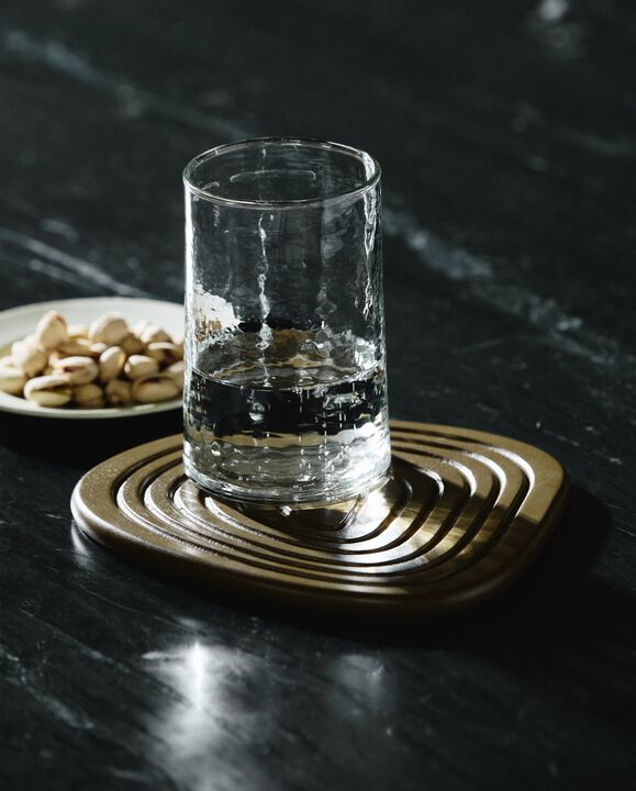 VITA tall drinking glass - clear