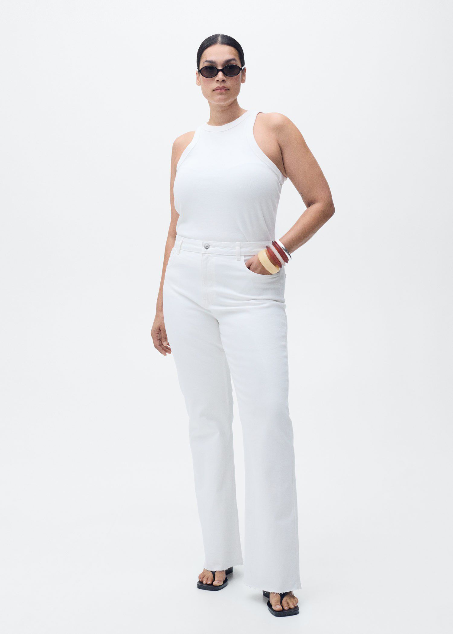 Fiona flared mid-rise jeans