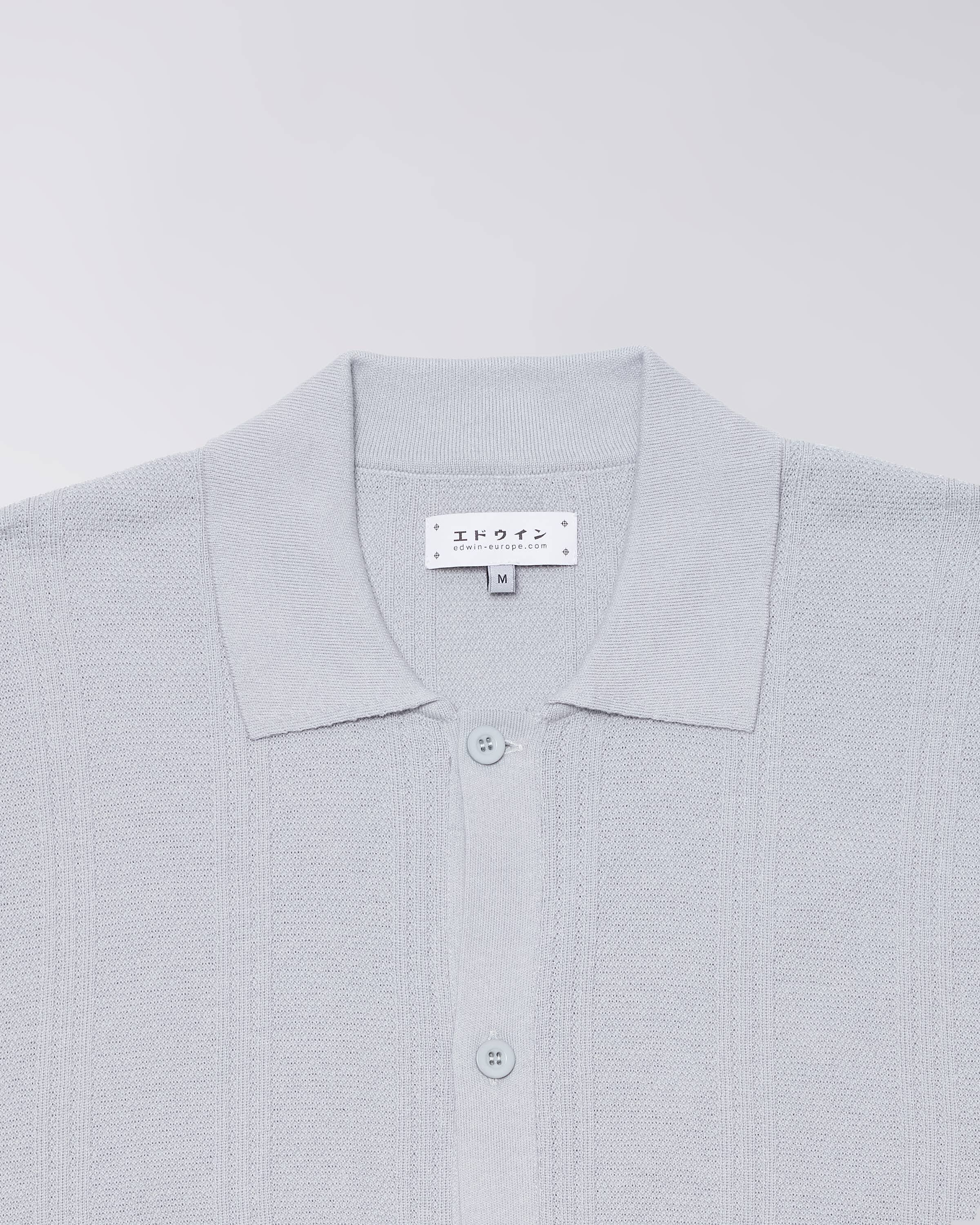 Luis Buttoned Polo-Grey