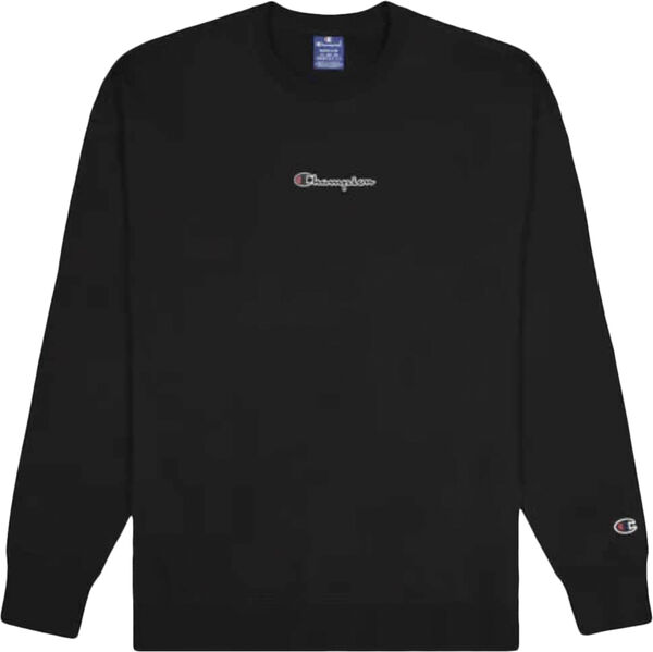Oversized Script Logo Print Sweatshirt