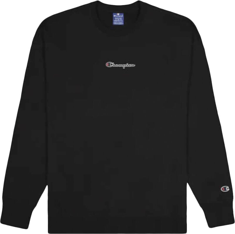 Oversized Script Logo Print Sweatshirt