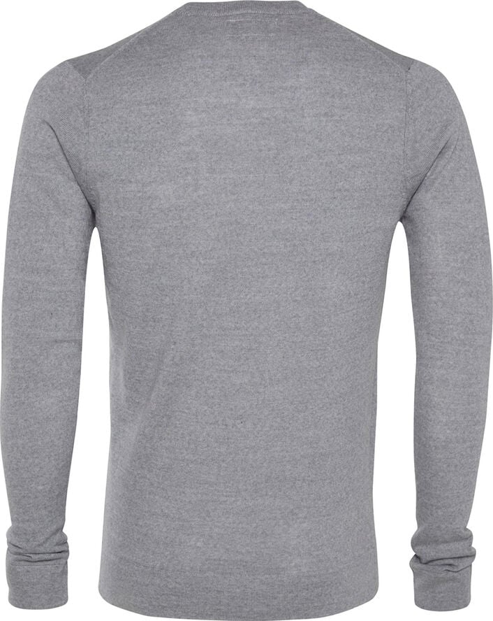 Merino strik med rund hals