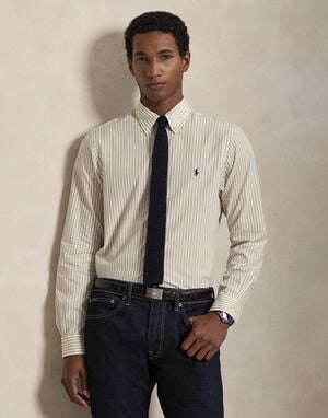 Custom Fit Striped Broadcloth Shirt