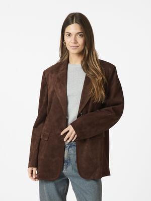 Namy Faux Suede Blazer