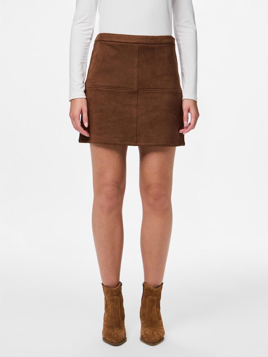 PCRAKEL BRUSHED HW MINI SKIRT