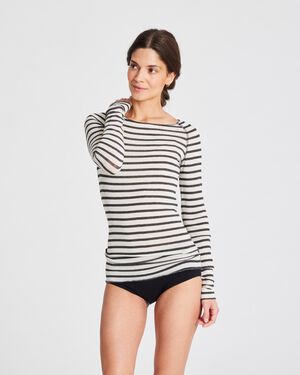 Amalie L/S Sailor Wool Top