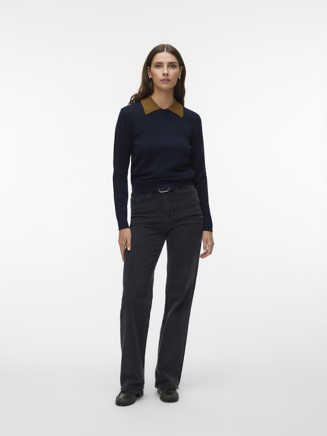 AWCARA LS O-NECK WOOL PULLOVER