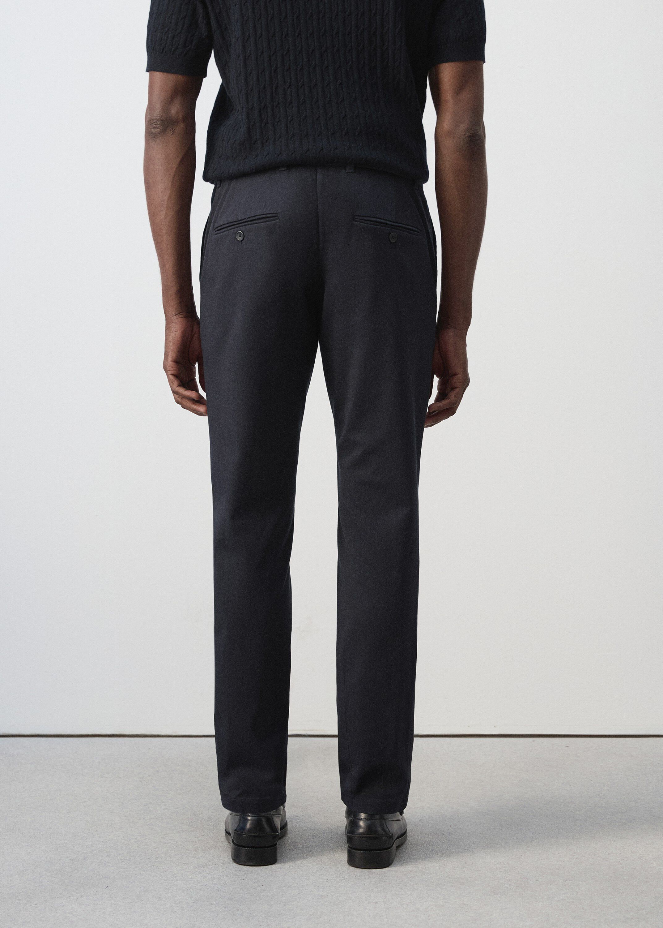 Barna slim-fit twill chino trousers