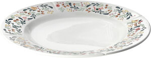 GC Cottage Tallerken Ø27 cm hvid m. deko